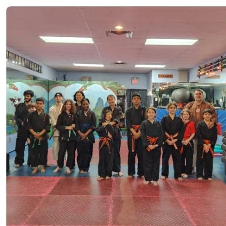 Beginners at Kia Kidz Martial Arts Center